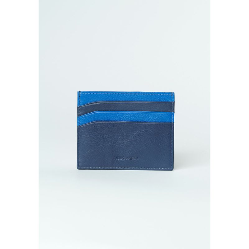 NEW MAN - Tarjetero Garbi Azul New Man