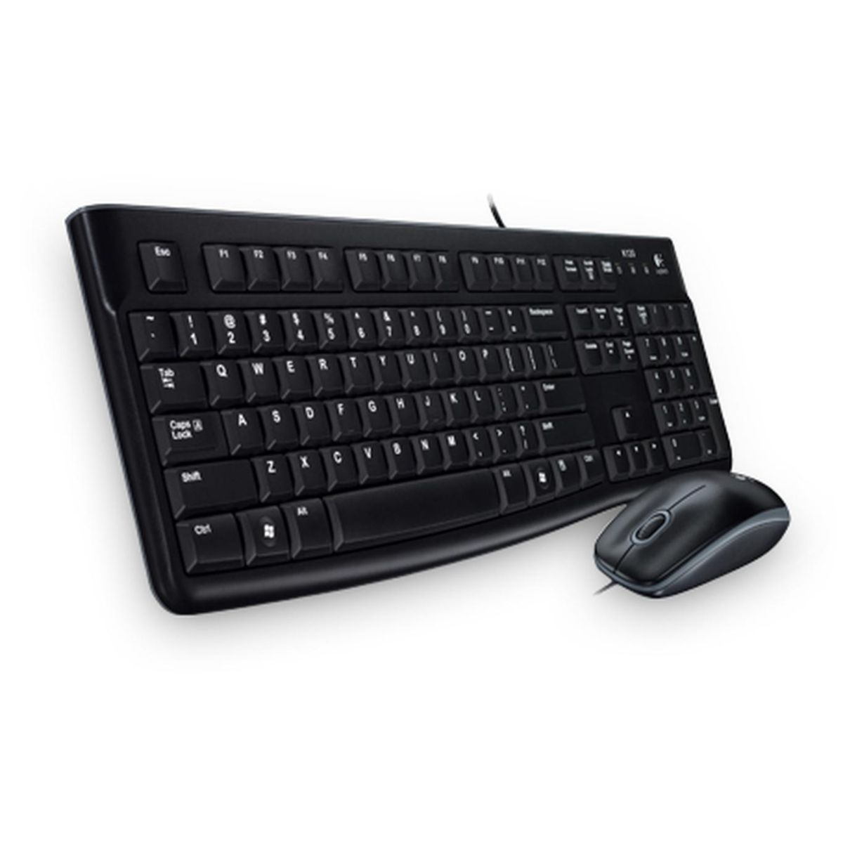 LOGITECH - Combo de Teclado y Mouse MK120 USB Negro
