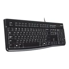 LOGITECH - Teclado K120 USB Español silencioso antiderrame