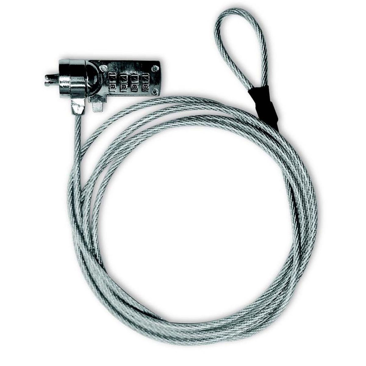 XTECH - Xtech XTA-110 cable antirrobo Plata 1,8 m