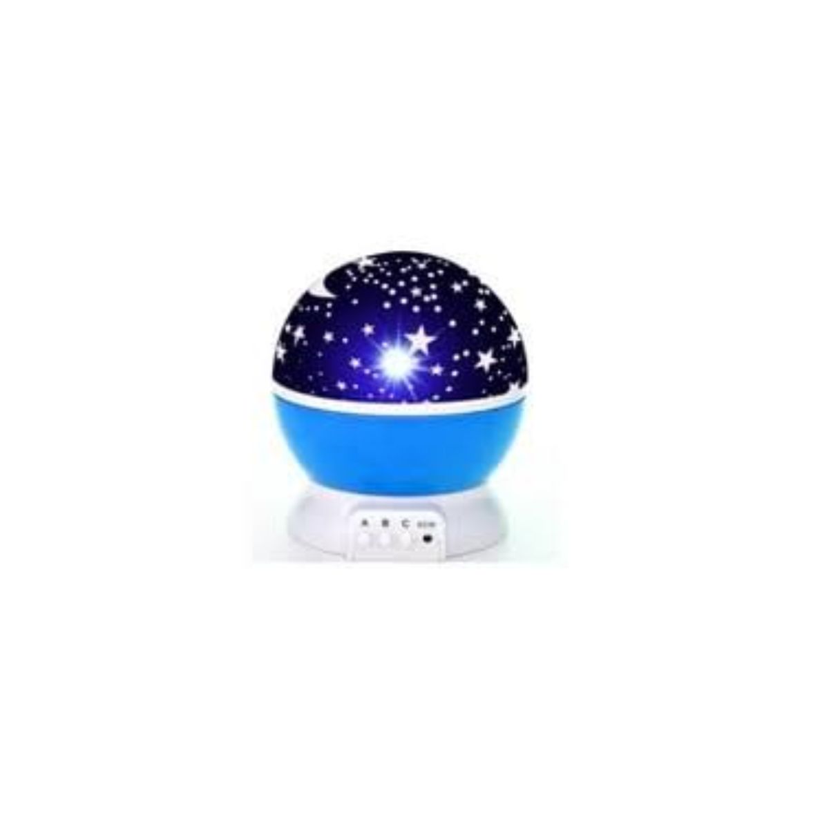 GENERICO - Lámpara Led Proyector Giratorio Espantacuco Galaxia Velador Celeste