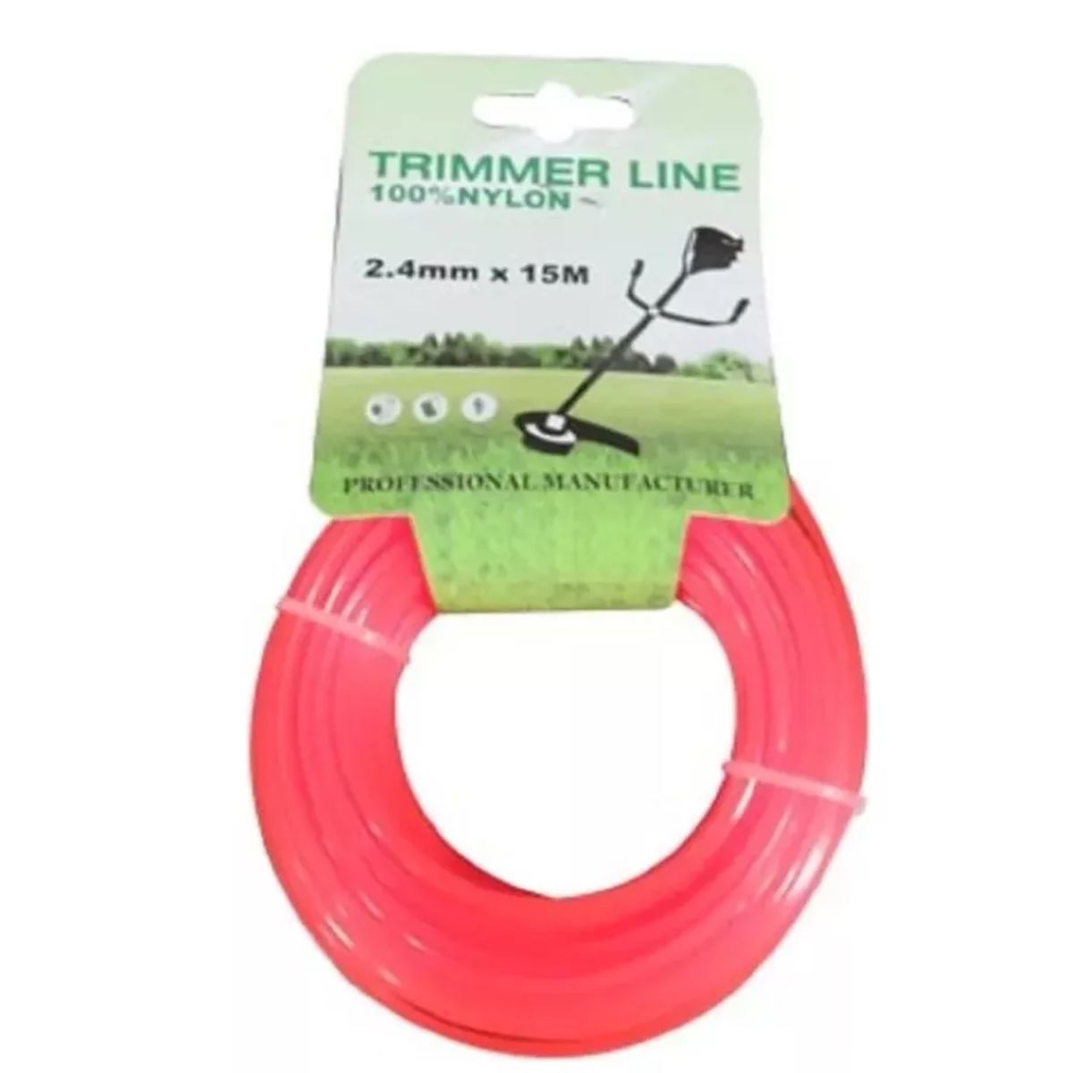 GENERICO - Nylon Piola Para Desmalezadora 24x15 Mt Normal Orilladora