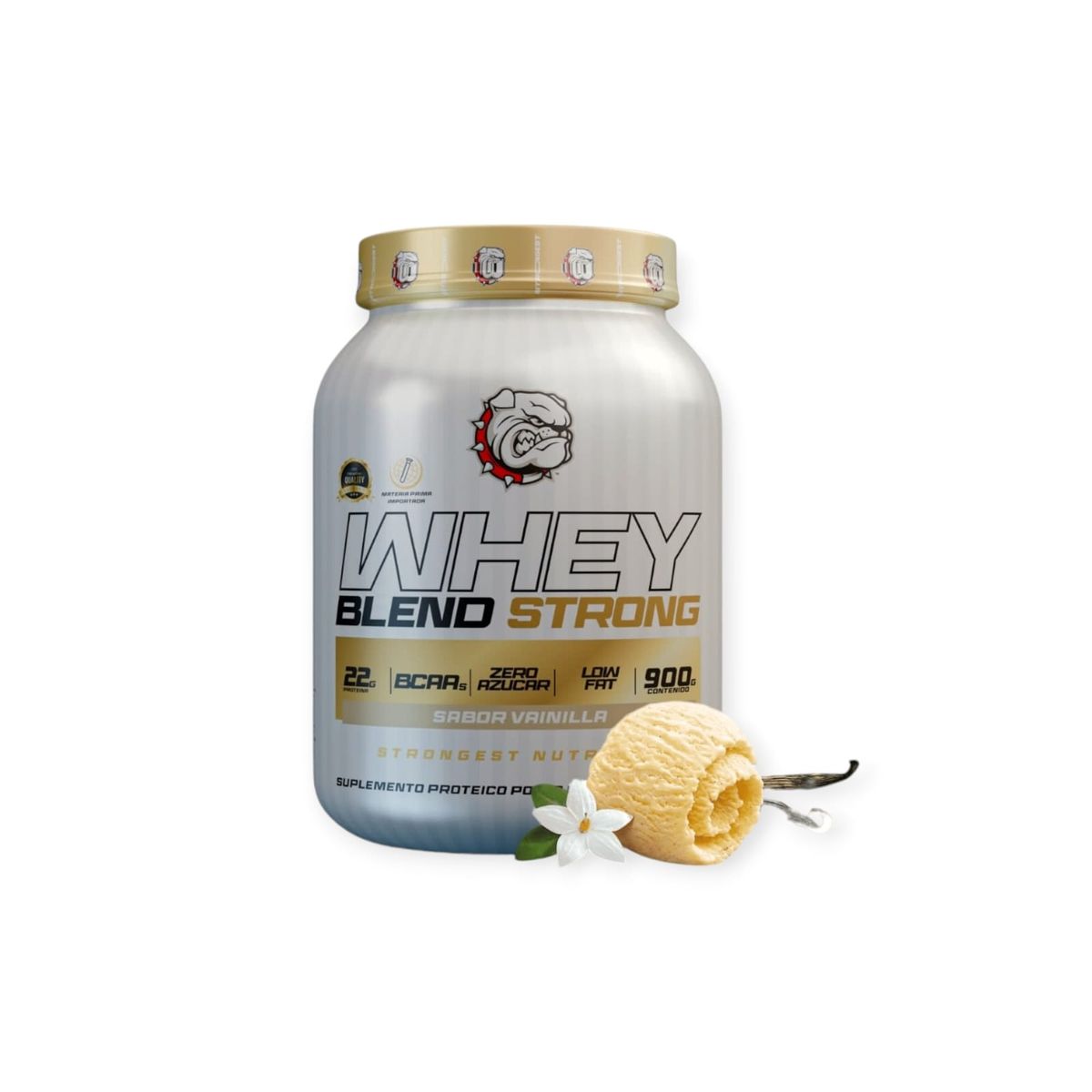 STRONG - PROTEINA WHEY BLEND 900G VAINILLA - STRONGEST