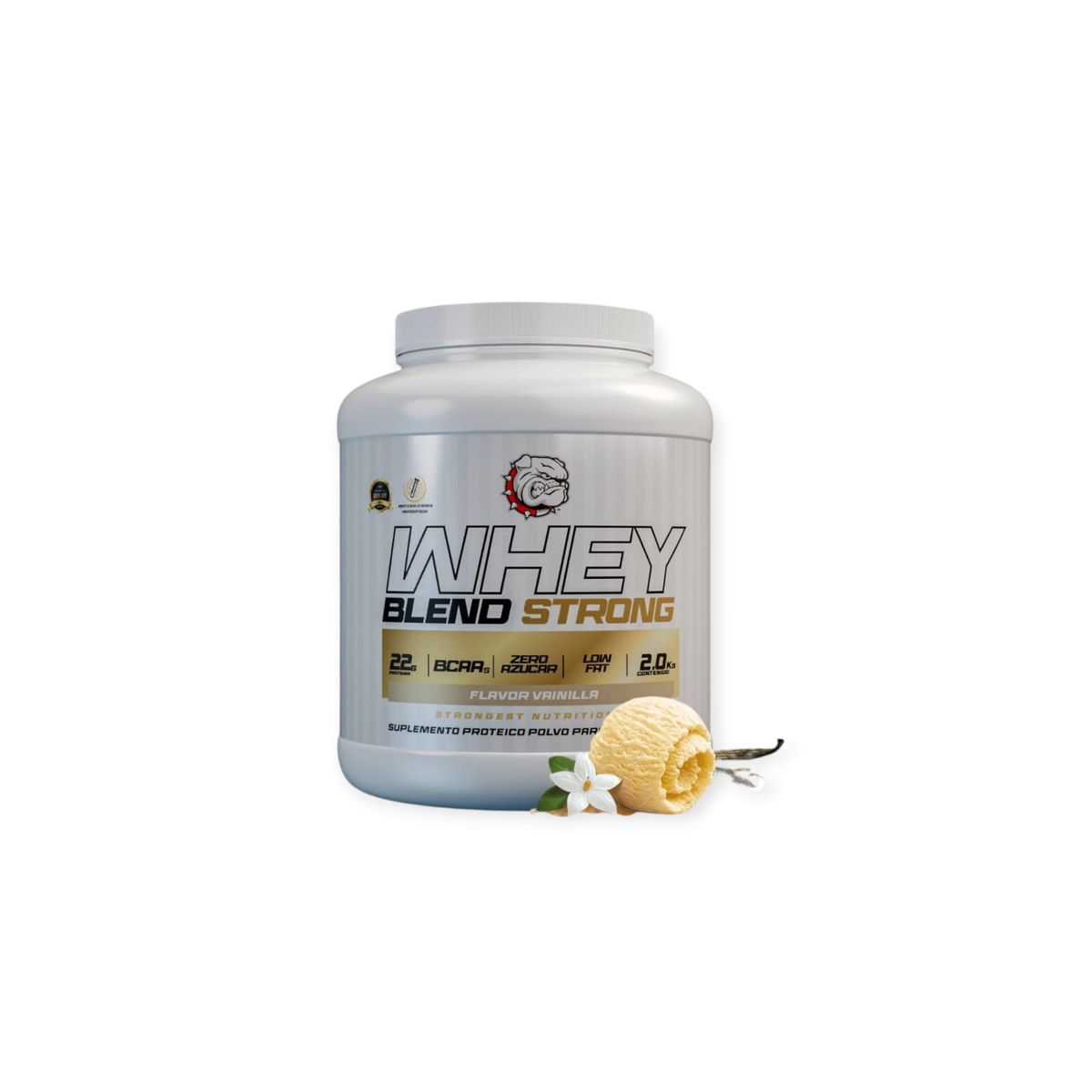 STRONG - PROTEINA WHEY BLEND 2KG VAINILLA - STRONGEST