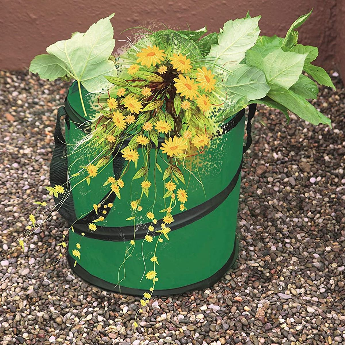 BIKAIN - BOLSA DE JARDIN PARA RESIDUOS POP-UP 15 LITROS