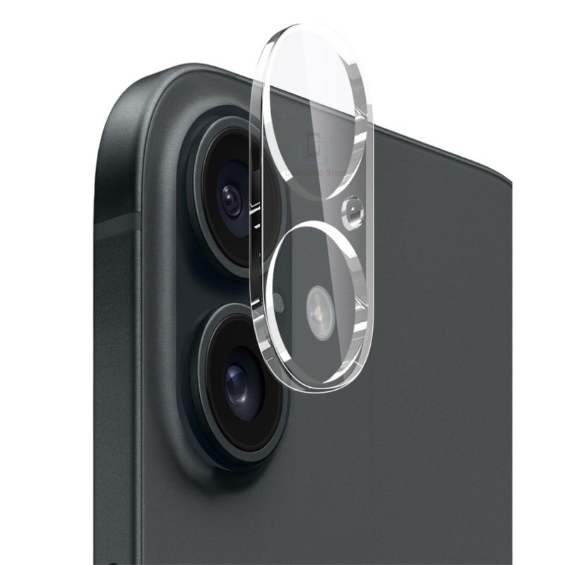GENERICO - Lámina Para Camara iPhone 16-16 Plus - Transparente