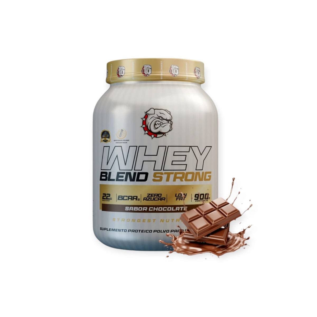 STRONGEST - PROTEINA WHEY BLEND 900G CHOCOLATE - STRONGEST