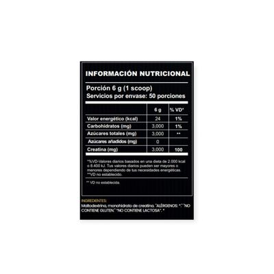 Imagen 2 del producto CREATINA ENERGY 300GR SIN SABOR -