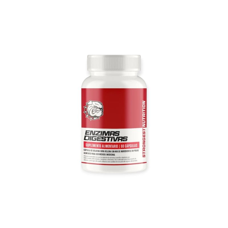 STRONG - ENZIMA DIGESTIVAS 60 CAPSULAS - STRONGEST