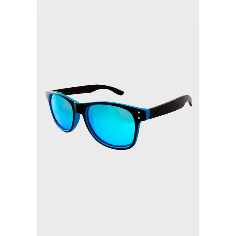 NIBA - Lentes De Sol Varilla De Bambú Mutrún 8 Azul Niba
