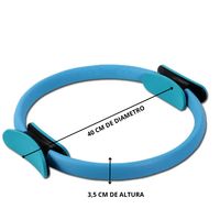 Aro Anillo mágico de pilates Yoga Celeste