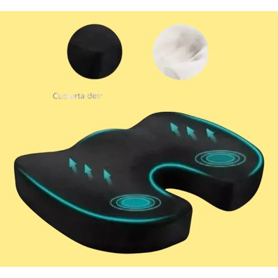 Imagen 2 del producto Cojín Asiento Pro Viscoelastico Coxis Ortopédico