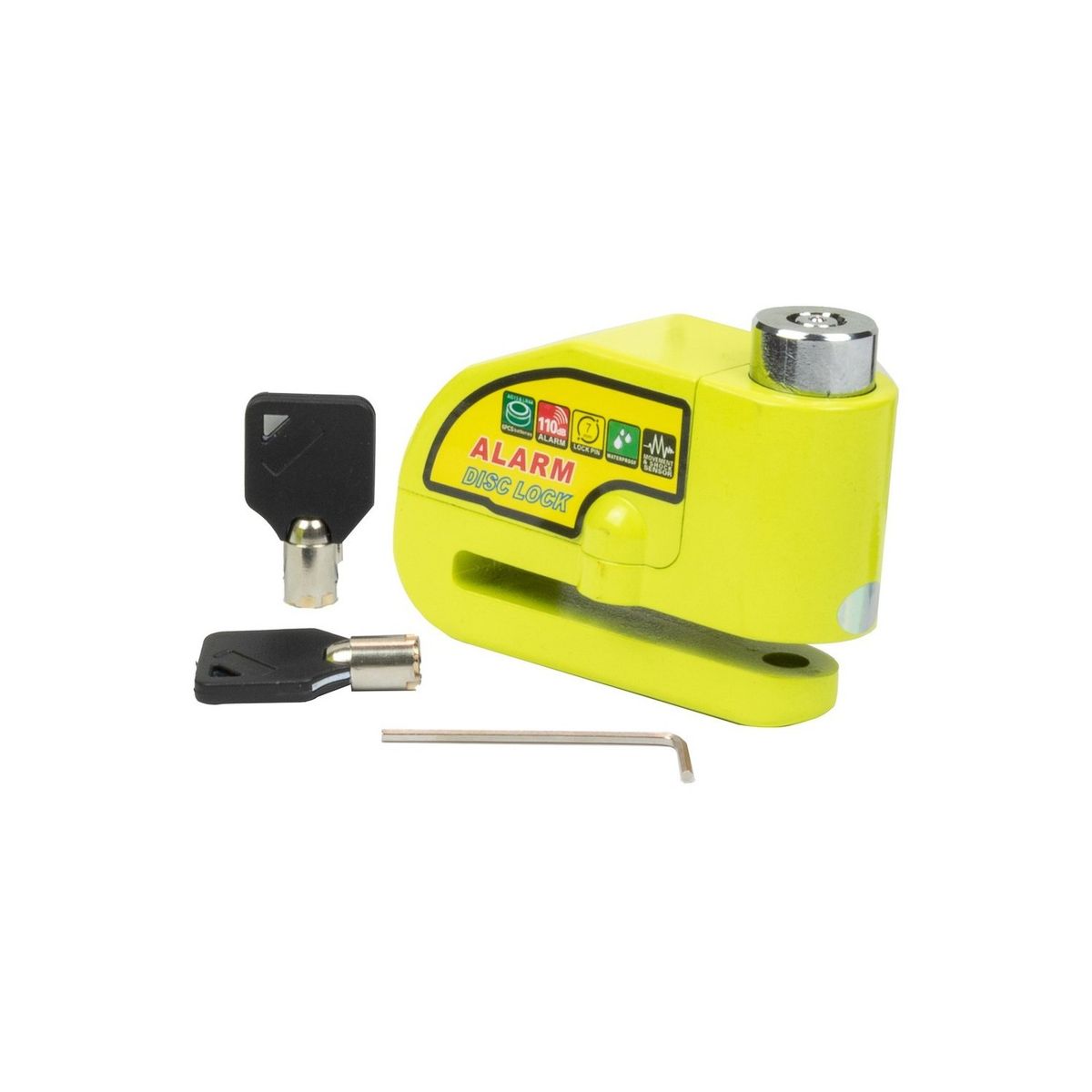 GENERICO - Candado Freno De Disco Con Alarma Para Moto O Bicicleta - SC