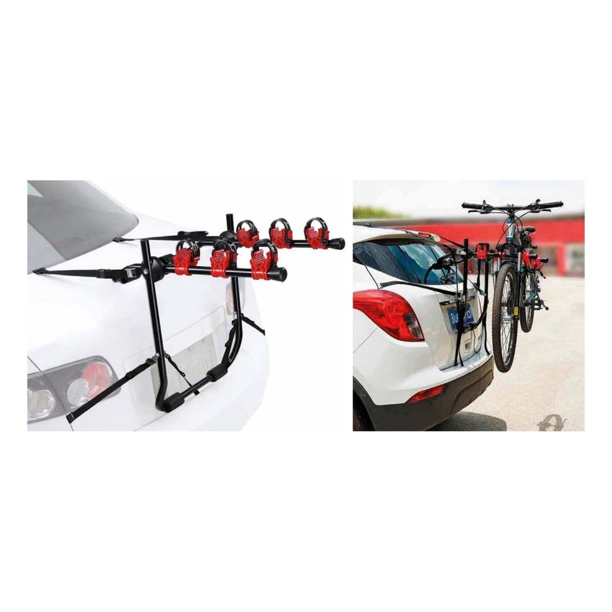 GENERICO - Porta Bicicletas Automóvil De 3 Soportes Independientes - SC