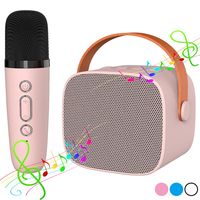 Parlante Karaoke Ni?os Con Microfono Portatil Recargable