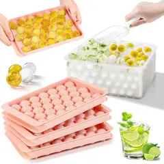 LUKOVEE - Molde Balde Para 99 Cubitos De Hielo Hielera Cubeta Con Pala