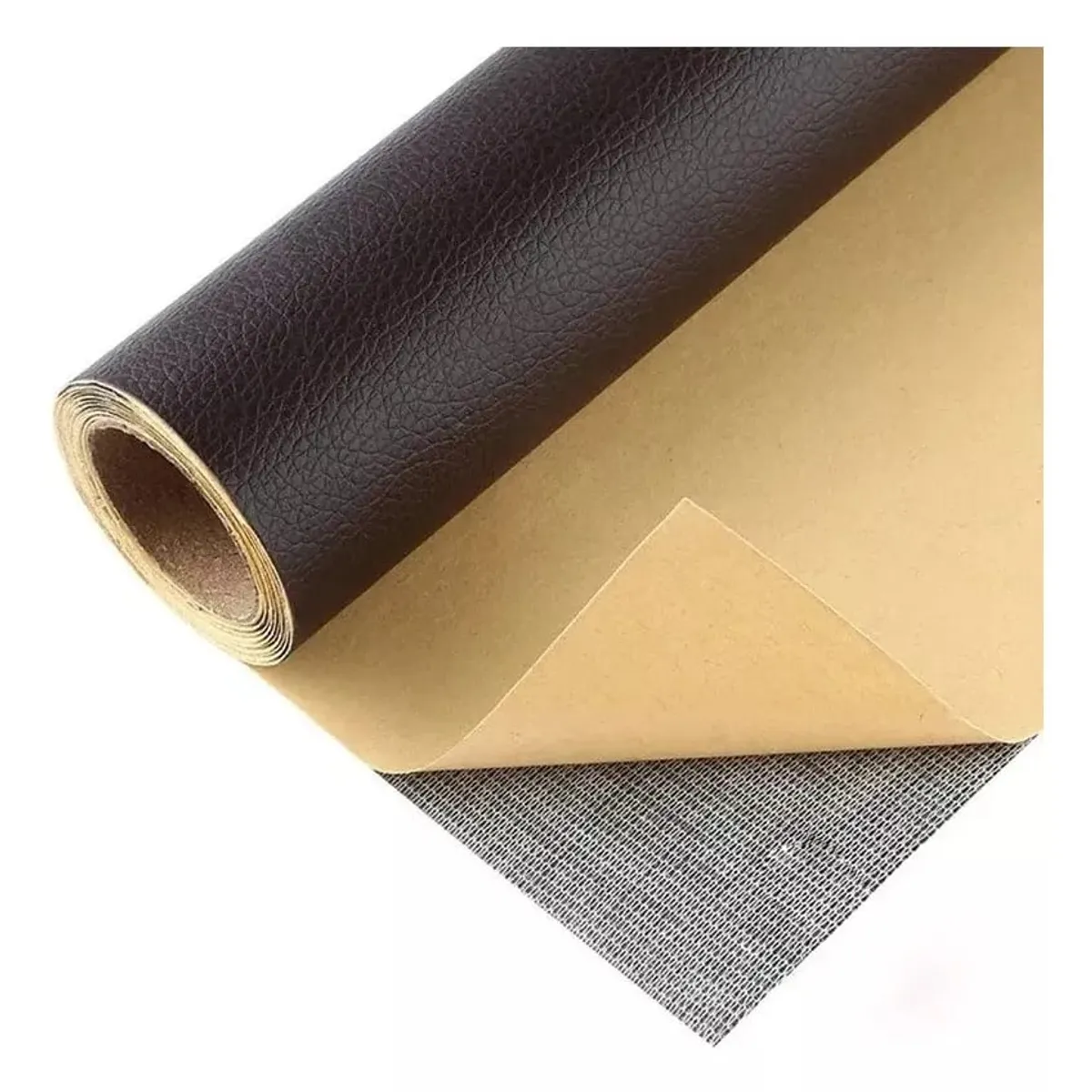 KUANGYE - Parche Adhesivo Cuero Impermeable 50x137 Café Sofás Reparación