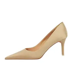 SHANDIAN - Zapato Formal Mujer Beige