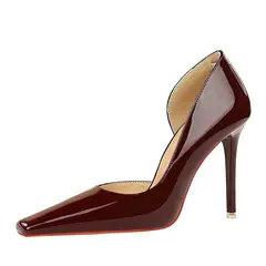 SHANDIAN - Zapato Formal Mujer Rojo