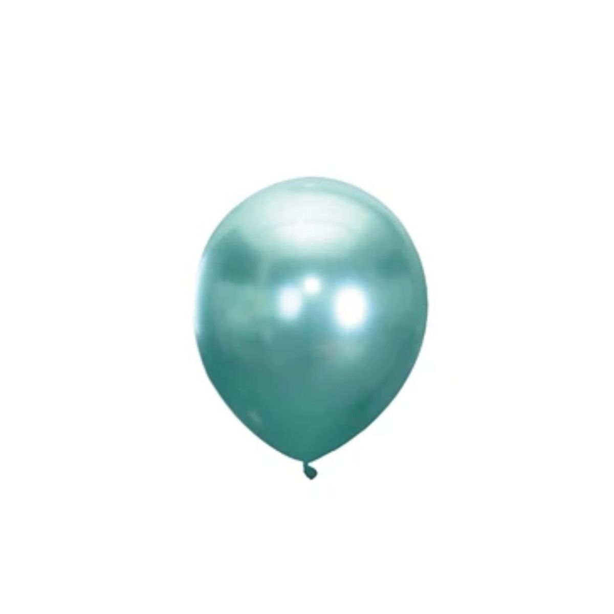 GENERICO - Globos De Latex Cromado Verde 5pcs 30cm