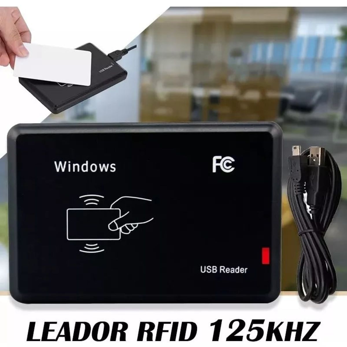 KUANGYE - Modulo Lector Rfid Asistencia Usb 125khz Em41