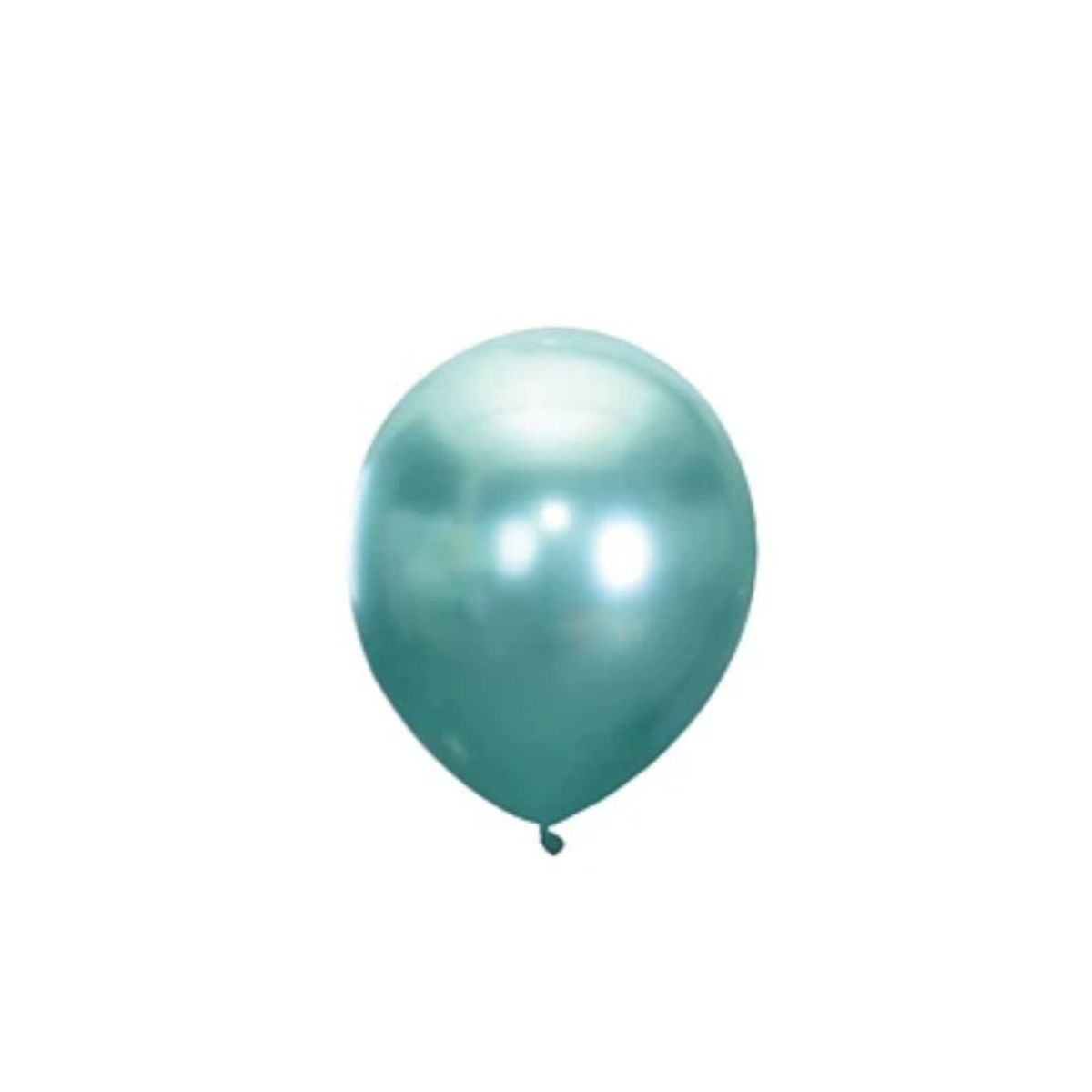 GENERICO - Globos De Latex Cromado Verde 10pcs 15cm