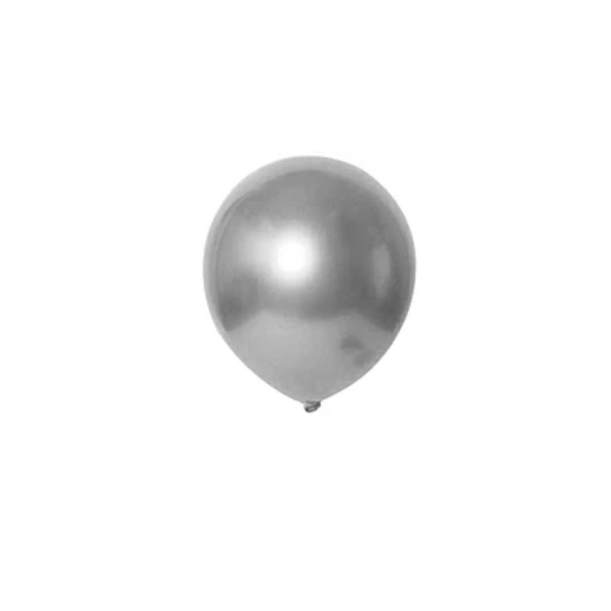 GENERICO - Globos Cromados 25pcs 23cm Plata