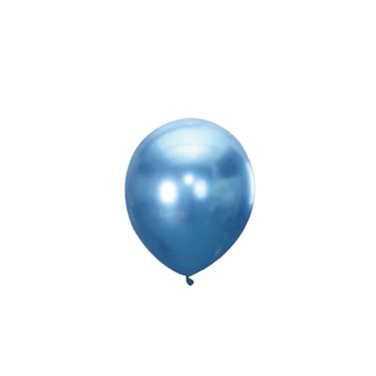 GENERICO - Globos Cromados 25pcs 23cm Azul