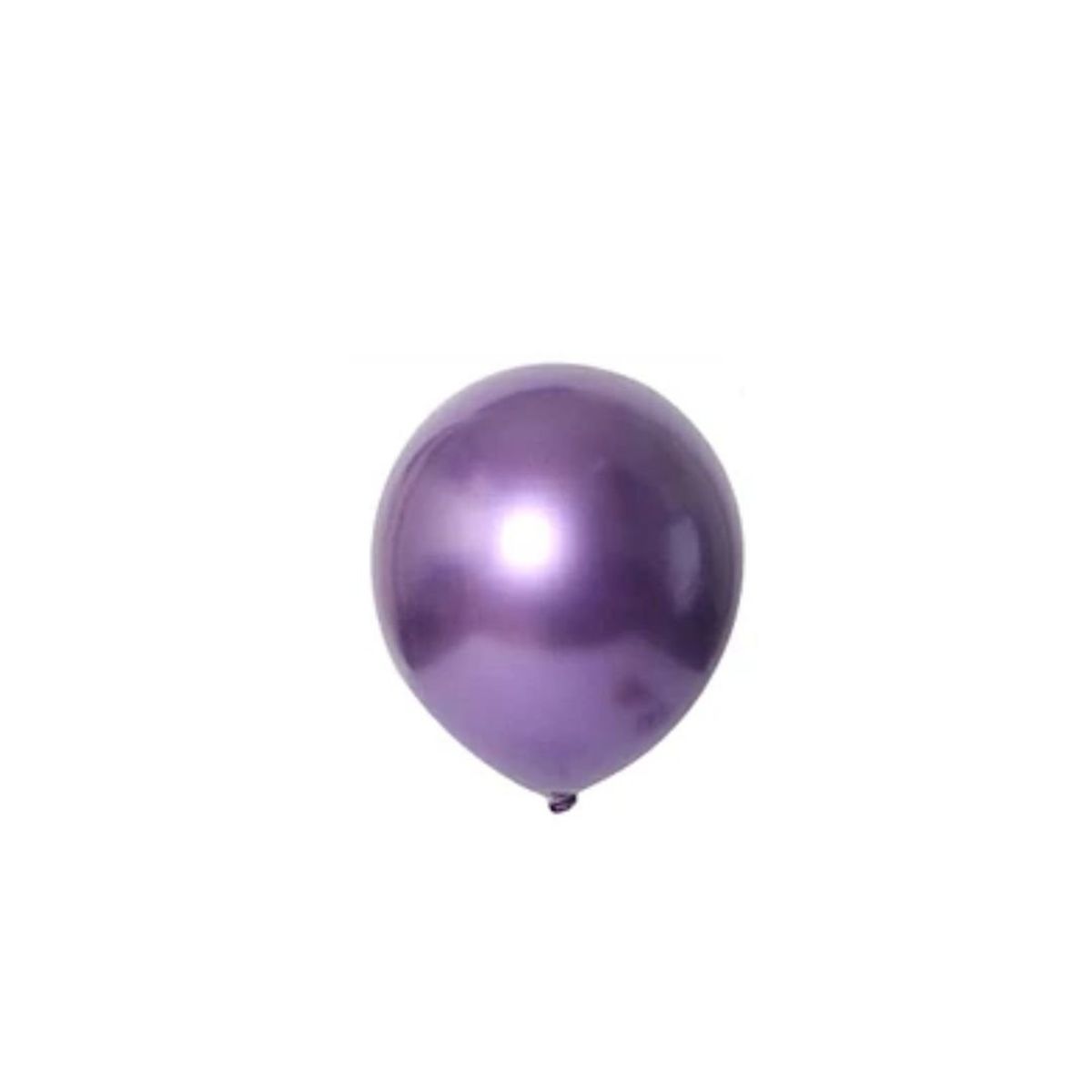 GENERICO - Globos Cromados 25pcs 23cm Morado