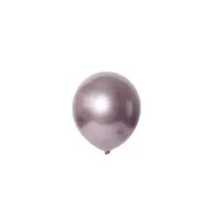 GENERICO - Globos Cromados Color Lila 23cm 25pcs