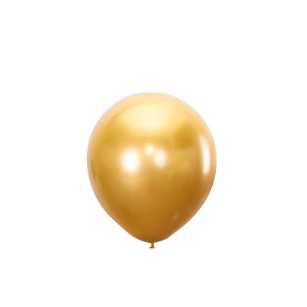 GENERICO - Globos Cromados Dorado 15cm 25pcs