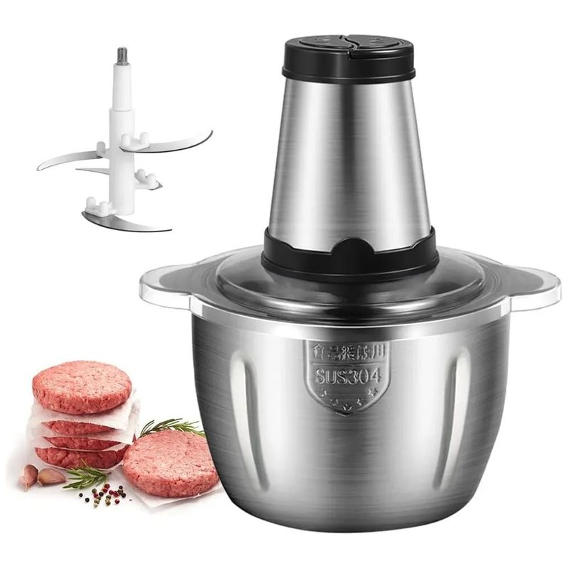 EVEREEN - Picadora Moledora Eléctrica Carnes Verduras Fruta 3l Negro