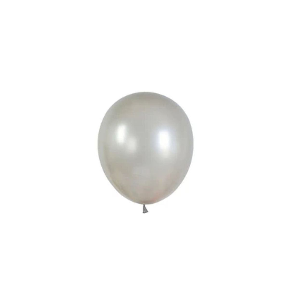 GENERICO - Globo De Látex Pastel Plata 45cm