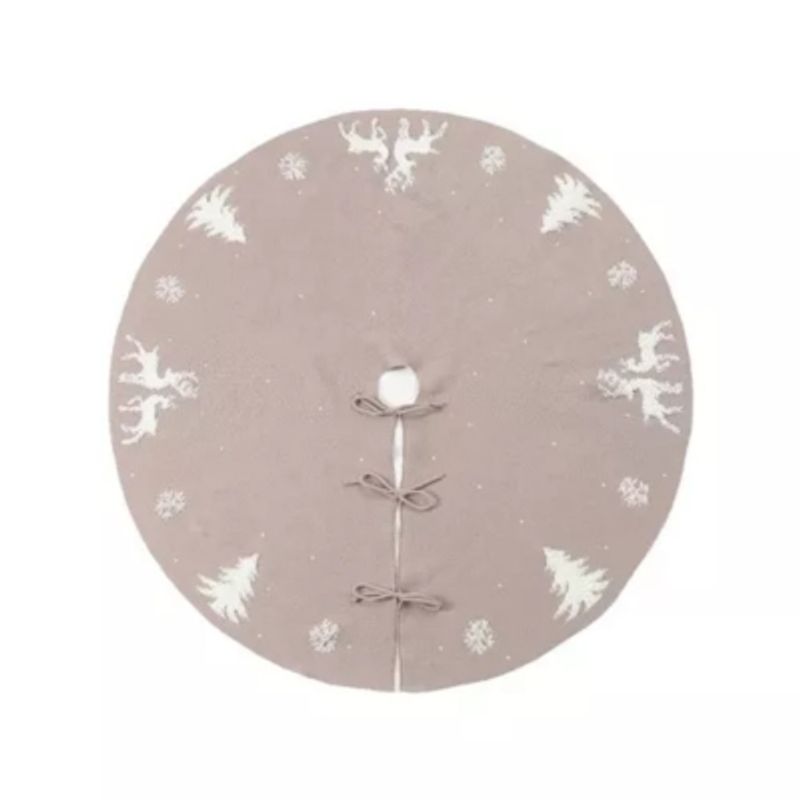 EVEREEN - Pie Arbol Navidad Falda De Arbol Con Tejido Creativo 92cm