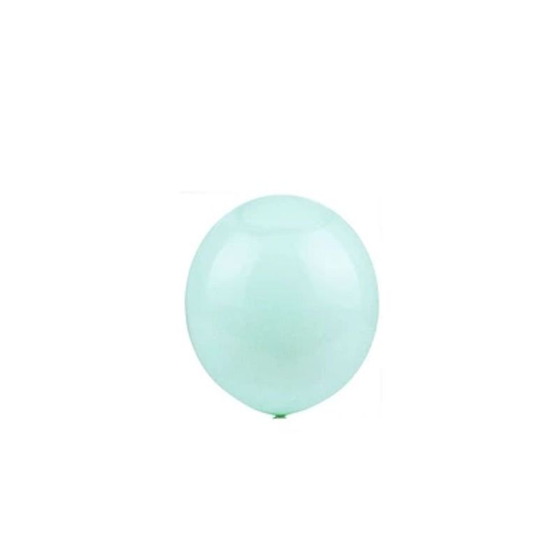 GENERICO - Globos De Látex Pastel Color Verde Claro 15cm