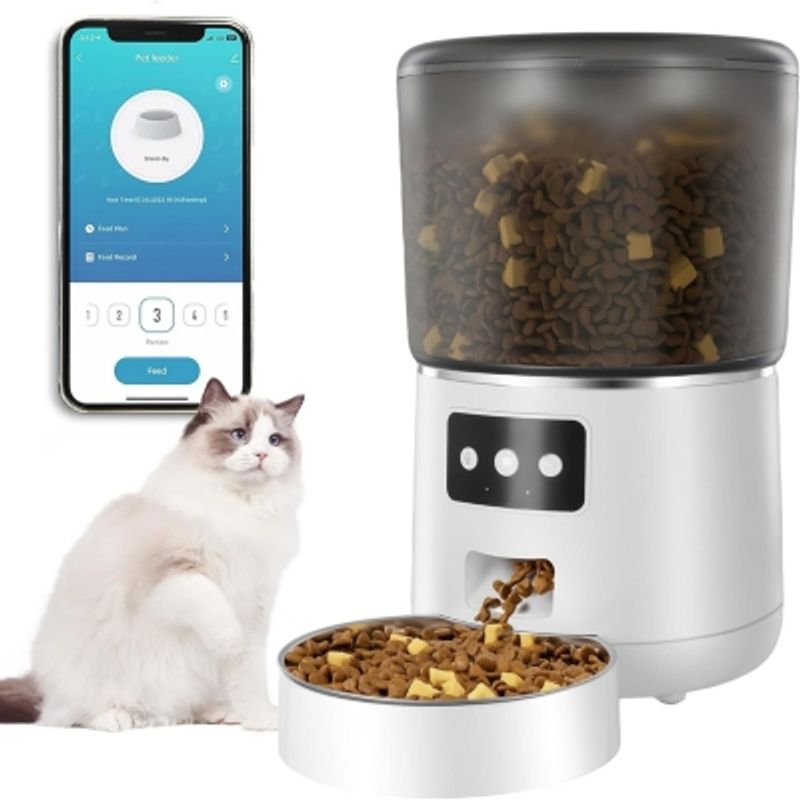 EVEREEN - Dispensador Automático De Alimentos Para Mascotas Con Wifi-
