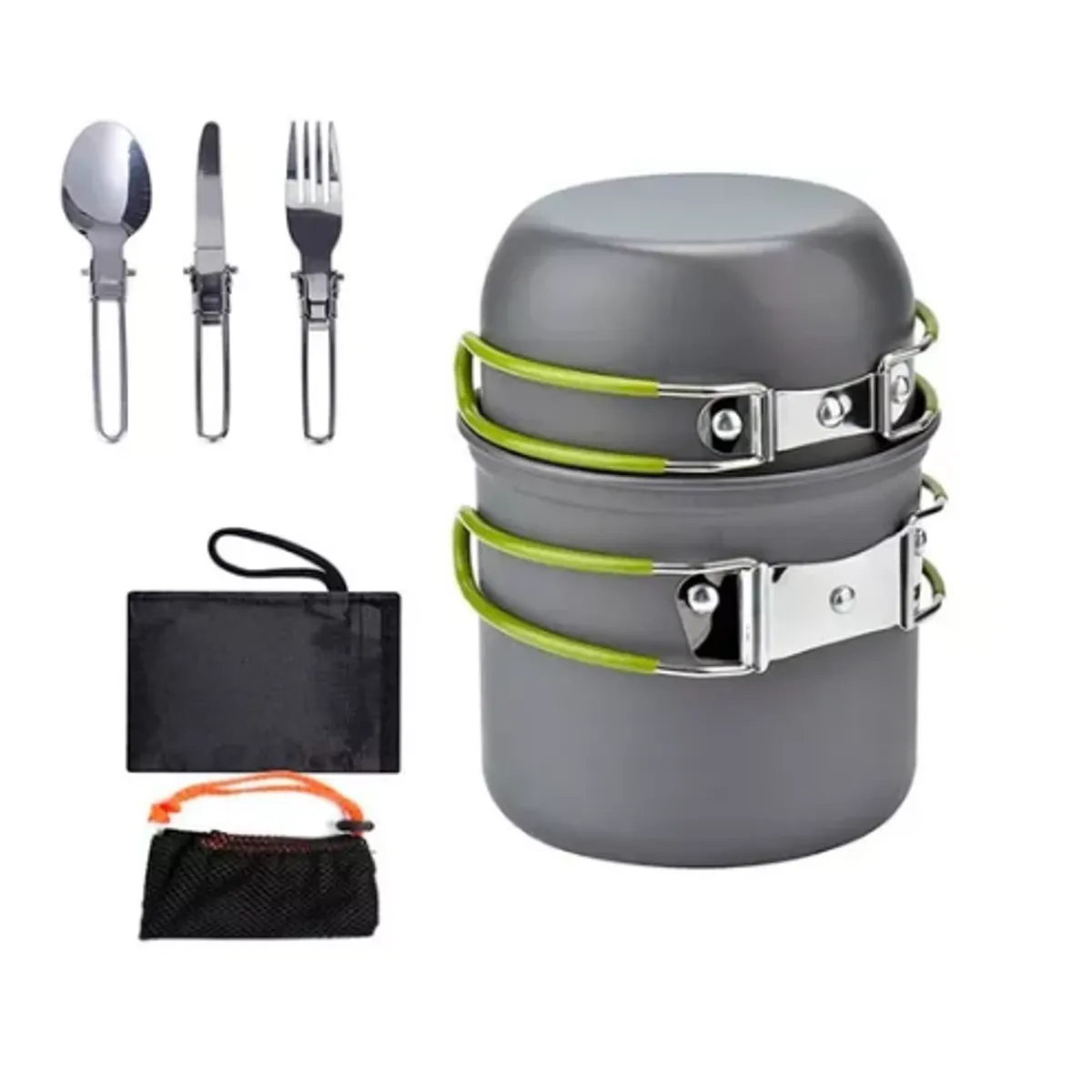GENERICO - Set Ollas Camping 5 Piezas