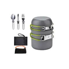 GENERICO - Set Ollas Camping 5 Piezas