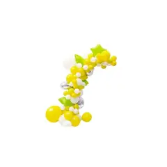 GENERICO - Set De Globos Látex Verde Con Estrellas 68pcs