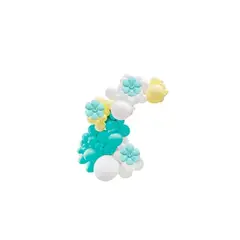GENERICO - Arco De Globos Orgánico Con Flores Pequeñas 105pcs