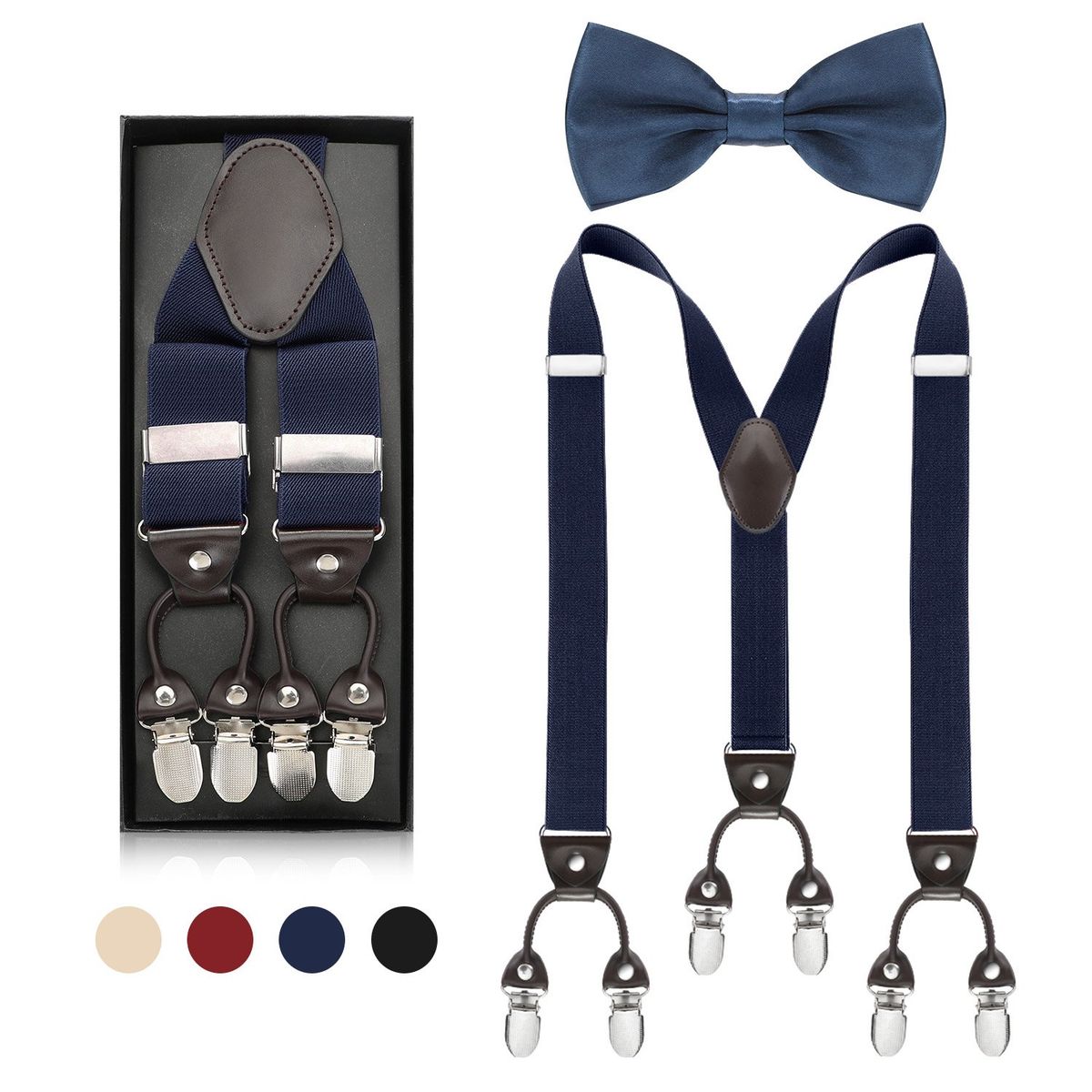 SLOWTON - Suspensor Humita En Caja Tirantes Hombre Ajustable Elástico