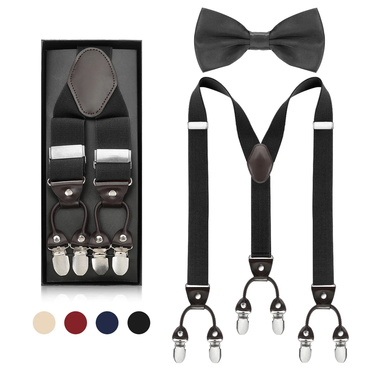 SLOWTON - Suspensor Humita En Caja Tirantes Hombre Ajustable Elástico