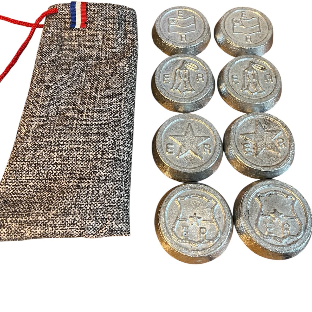 GENERICO - Tejos de Rayuela con Funda de Transporte Diseño Diferenciado