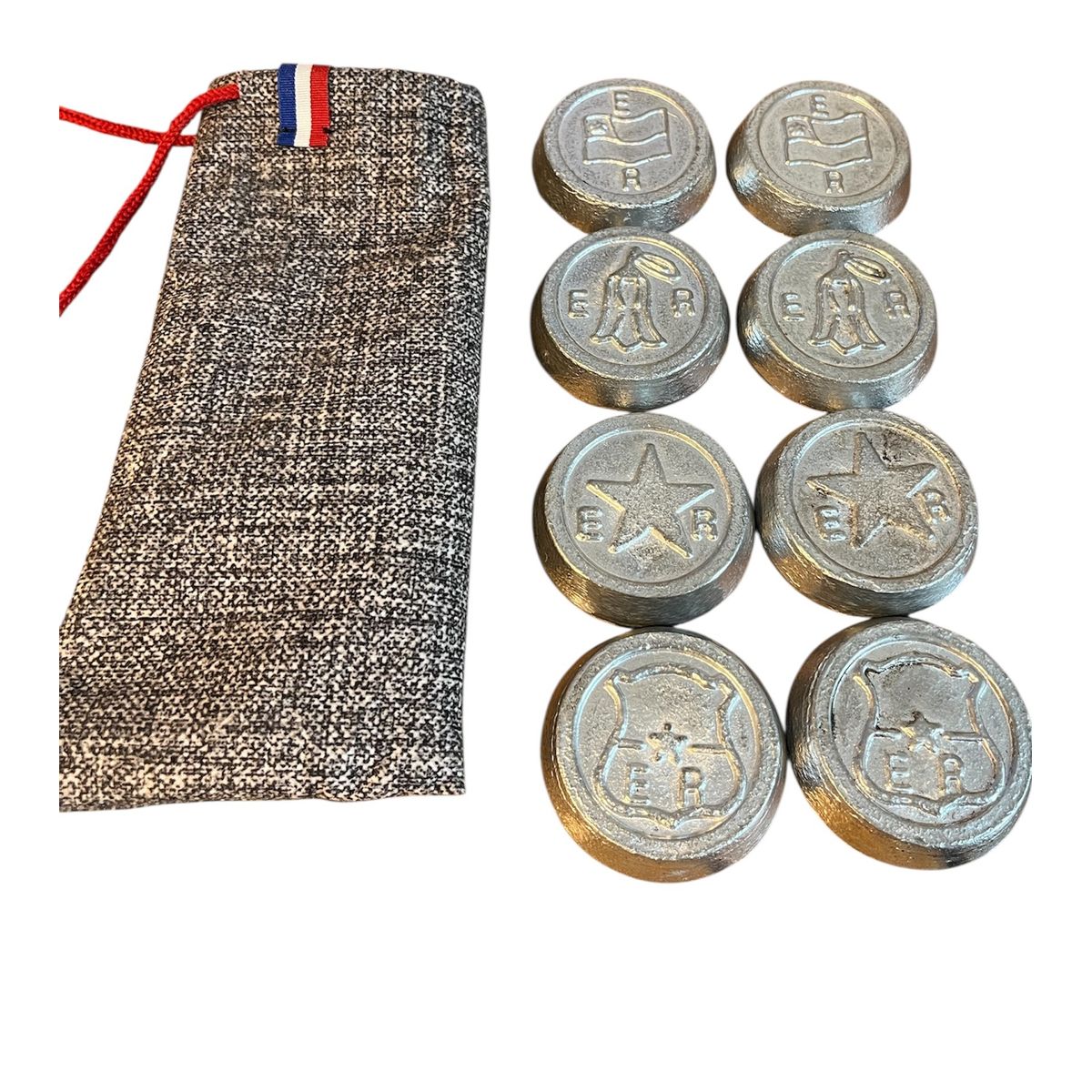 GENERICO - Tejos de Rayuela con Funda de Transporte Diseño Diferenciado