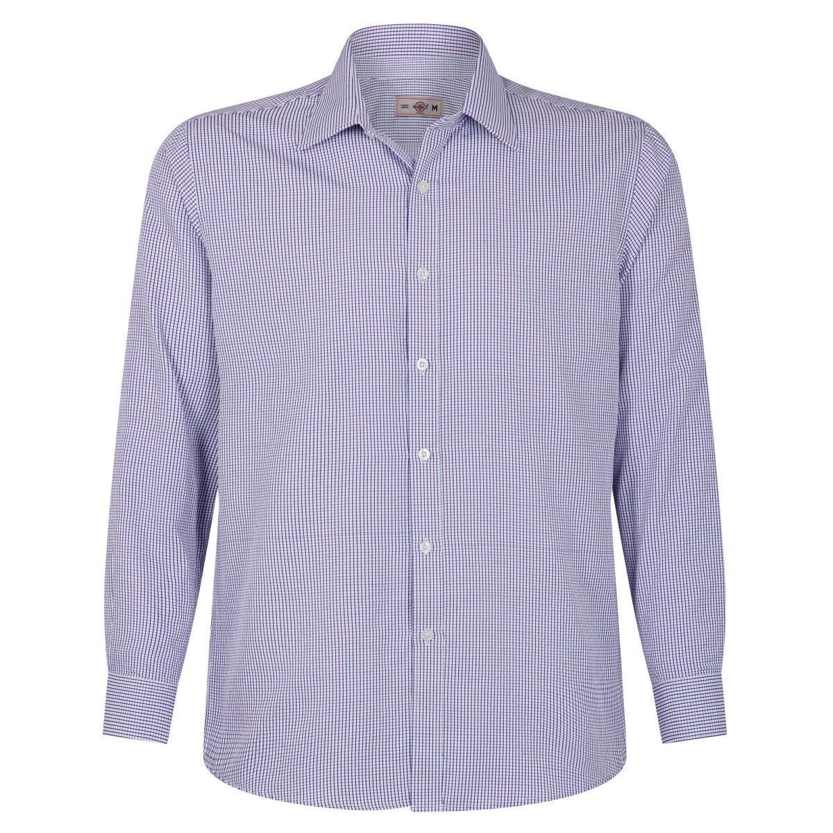T-WORLD - Camisa Trevira Urban Cuadros Manga Larga Hombre