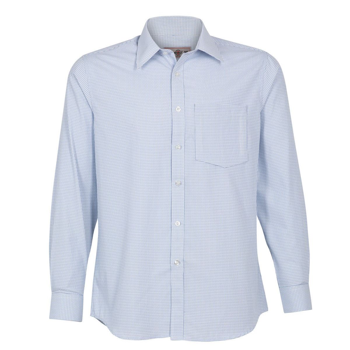 T-WORLD - Camisa Trevira Urban Cuadros Manga Larga Hombre