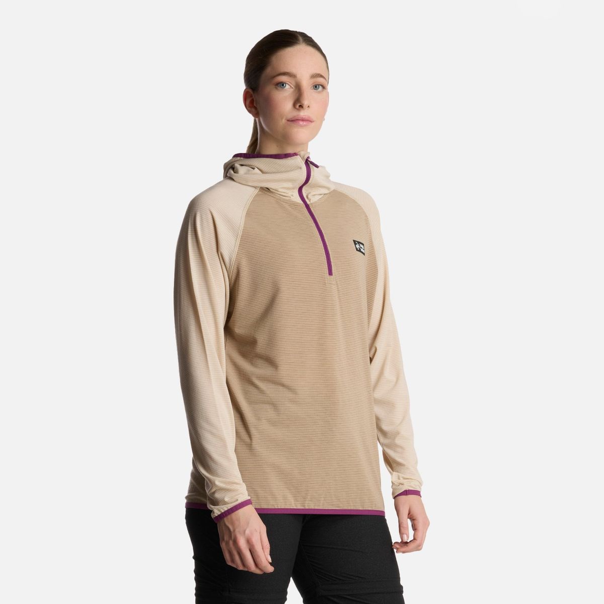 HAKA HONU - Polerón Mujer Taina Pro Taupe Haka Honu
