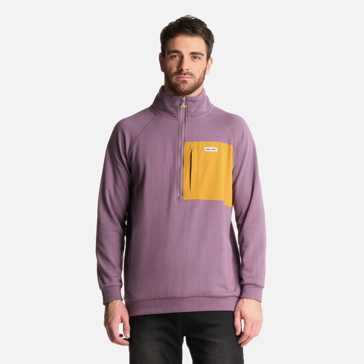 HAKA HONU - Polerón Hombre Sugar Daddy Morado Claro Haka Honu