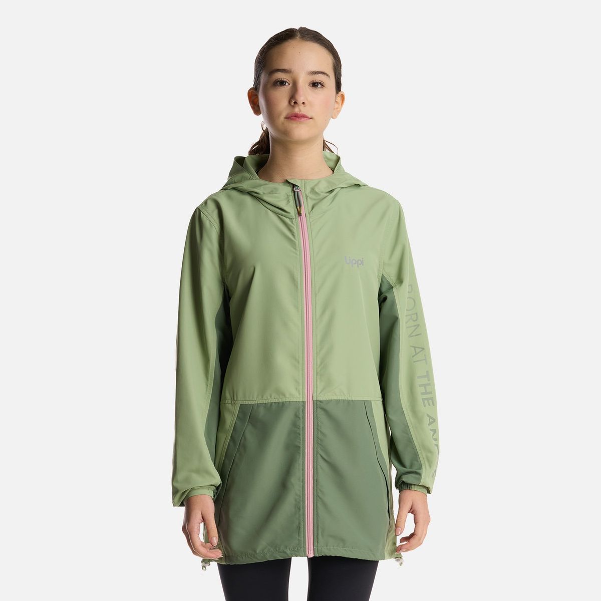LIPPI - Chaqueta Teen Girl Nightfall WindBreaker Hoody Jacket Jade Lippi.-