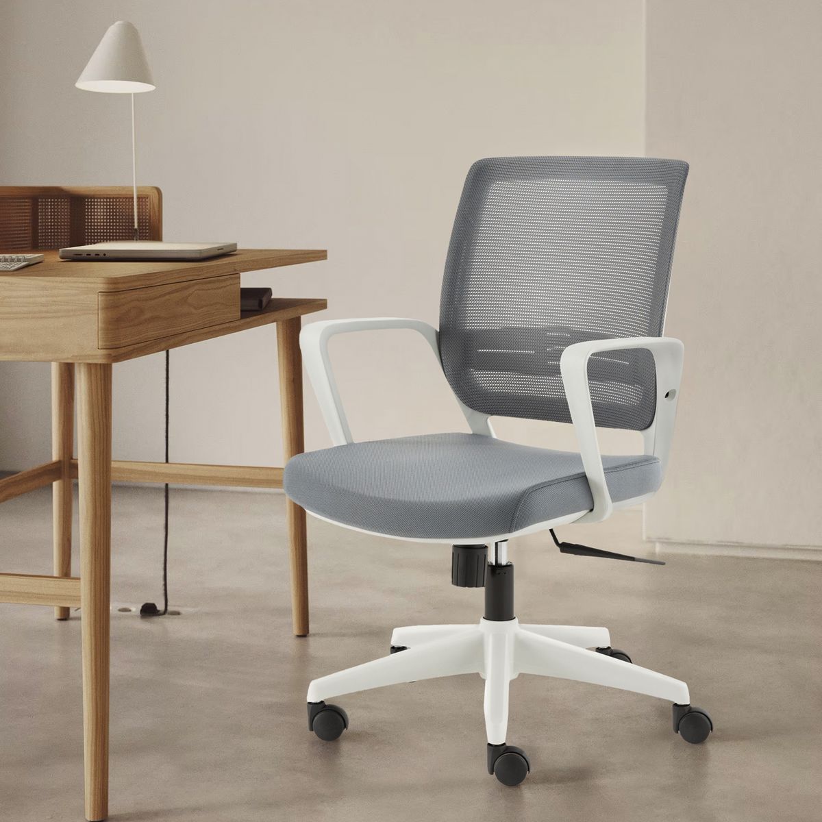FORM OFFICE - Silla Escritorio Job Base Nylon Blanco Form